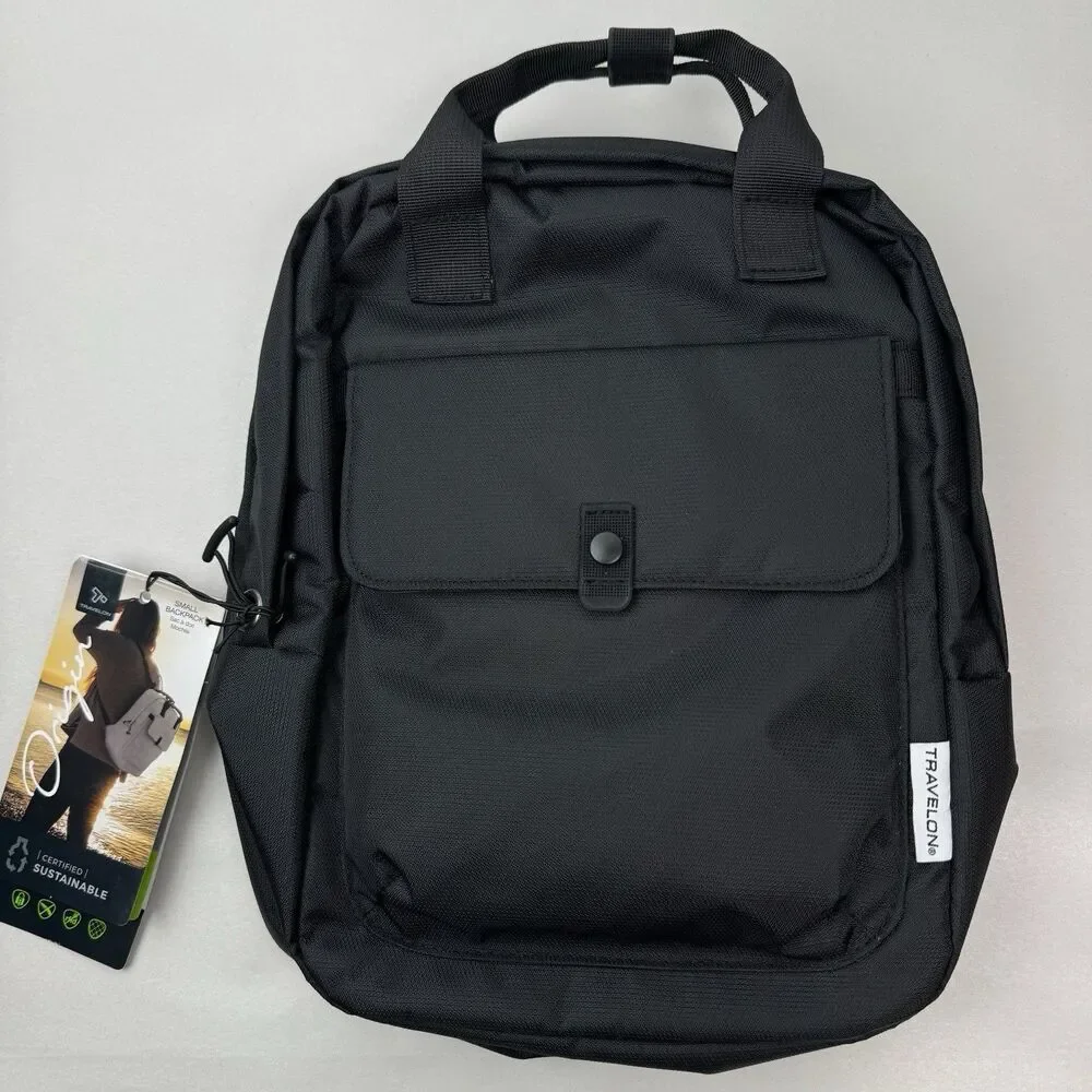 Travelon Origin Sustainable Anti-Theft Small Backpack NWT